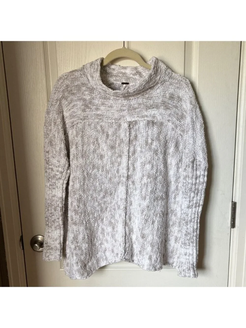 Free People Gray Turtleneck Sweater